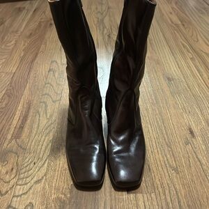 San Remo Vintage Italian Leather Men Boots Size 10